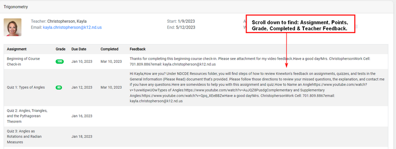 gradebook image 2