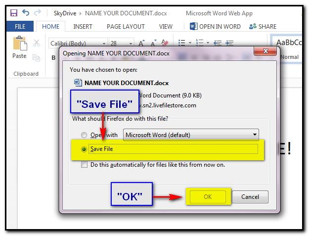 Save File, ok