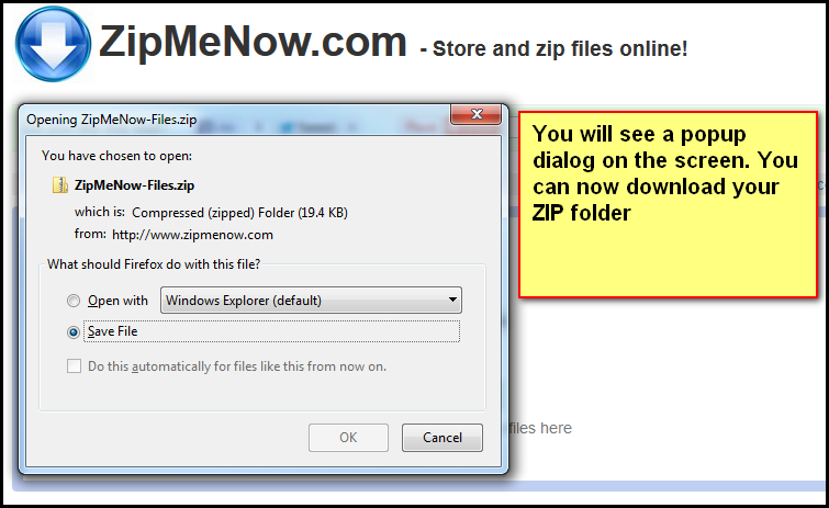 Zip Folder Center for Distance Education of North Dakota